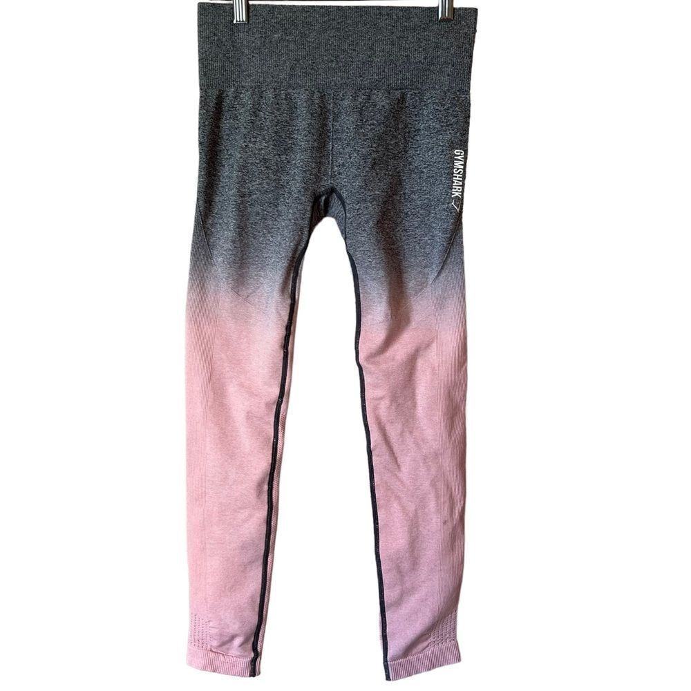 Gymshark Light Pink & Grey Seamless Adapt High Waisted Seamless Leggings